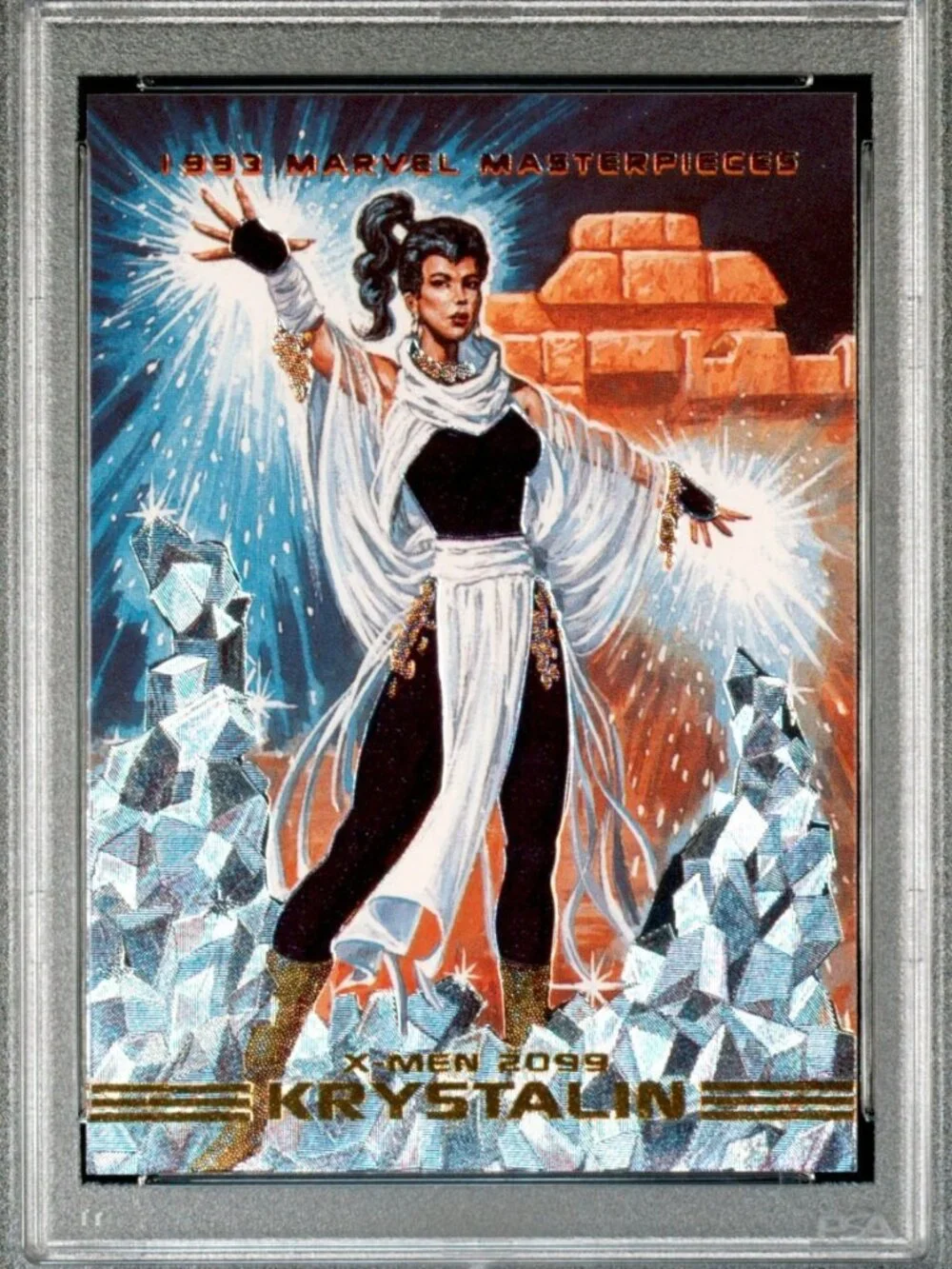 1993 Marvel Masterpieces 2099 DYNA-ETCH FOIL #S3 KRYSTALIN PSA 10 GEM MINT